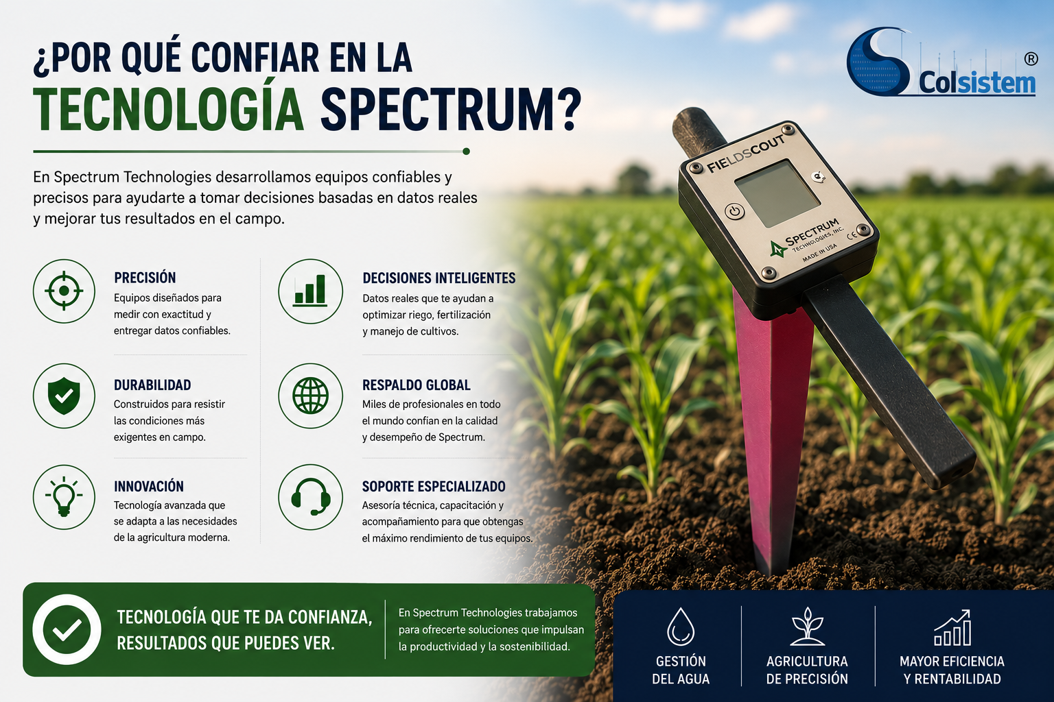 ¿Por Qué Confiar en la Tecnología de Spectrum Technologies?